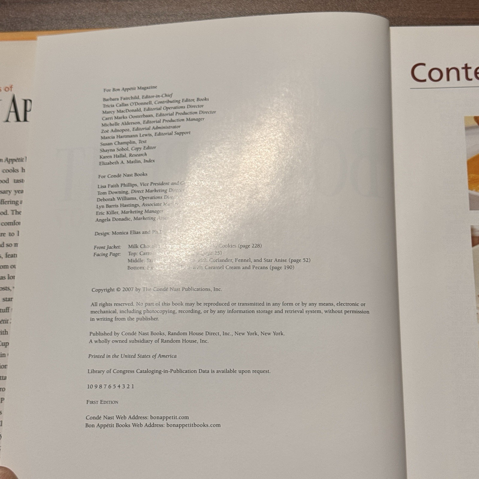 The Flavors Of Bon Appetit 2007 Hardcover 240 Pages Very Good Condition