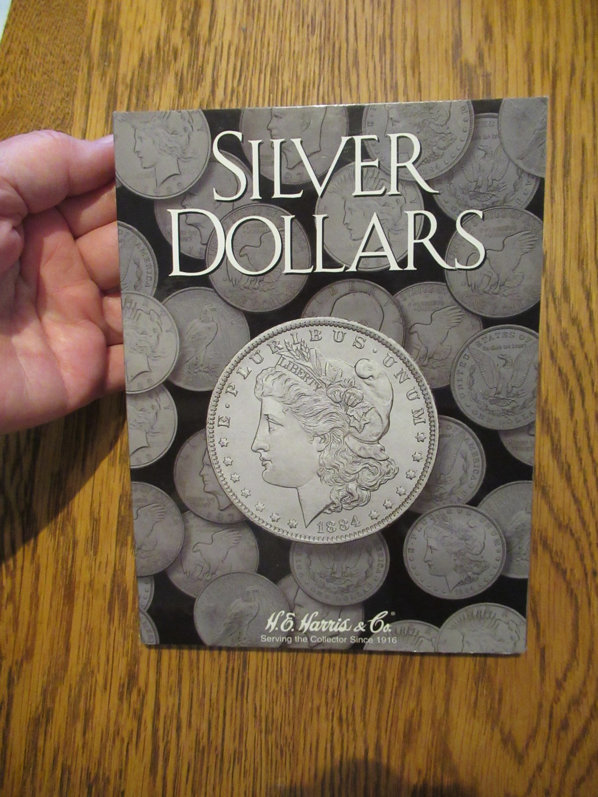 H.E. Harris Silver Dollar Folder Coin Storage Album Display Book Slightly Used
