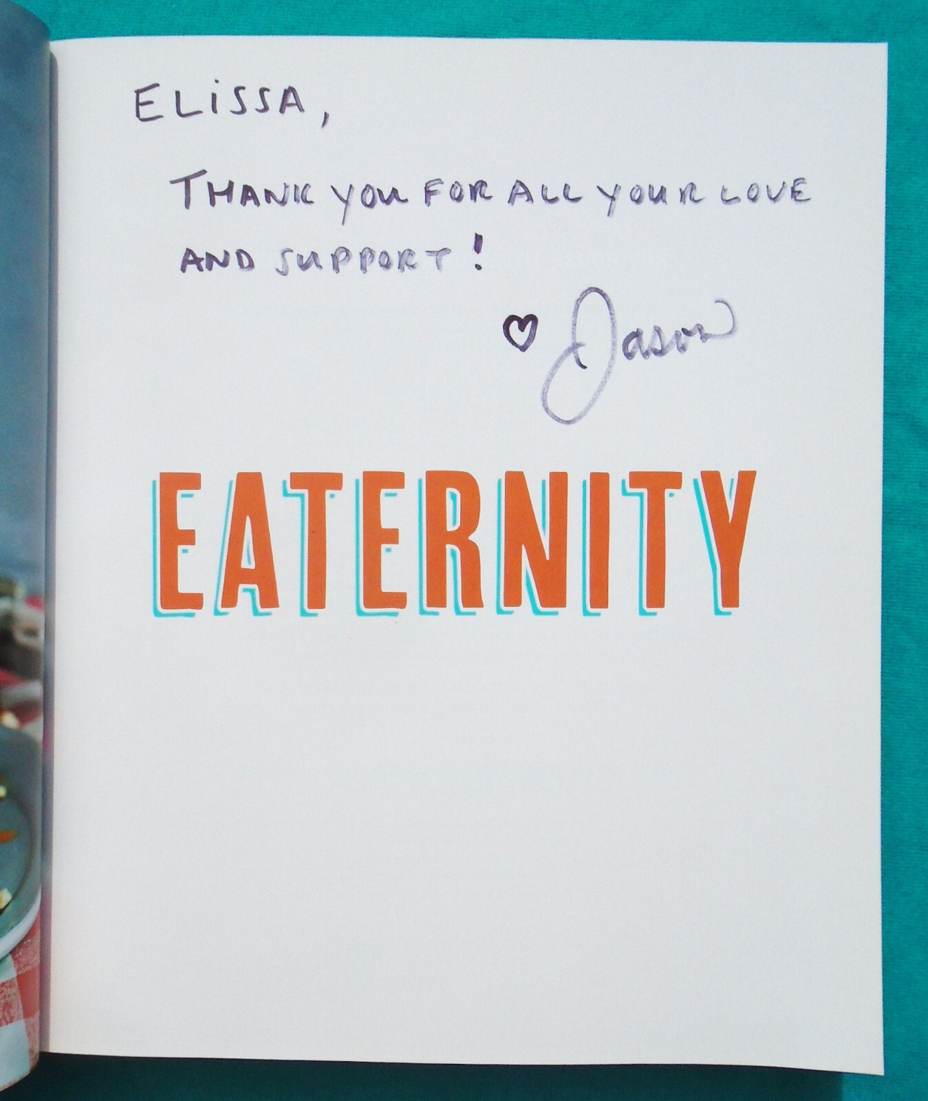 “Eaternity” by Jason Wrobel ©2016 Softcover 150+ Vegan Recipes 381 Pages NEW
