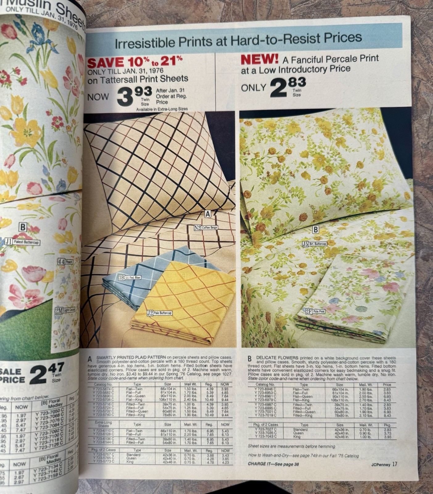 1976 JC Penney Mid Winter Catalog 132 Pages Fashions Housewares