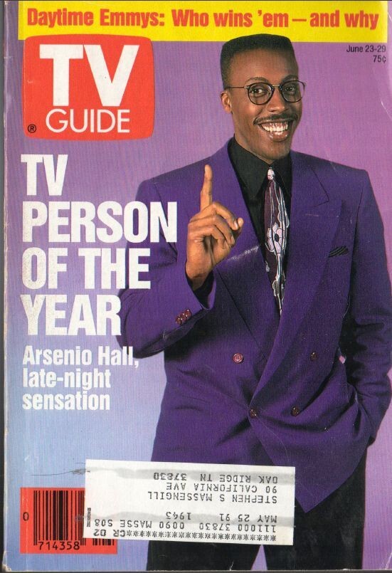 Arsenio Hall – TV Guide Magazine 1990
