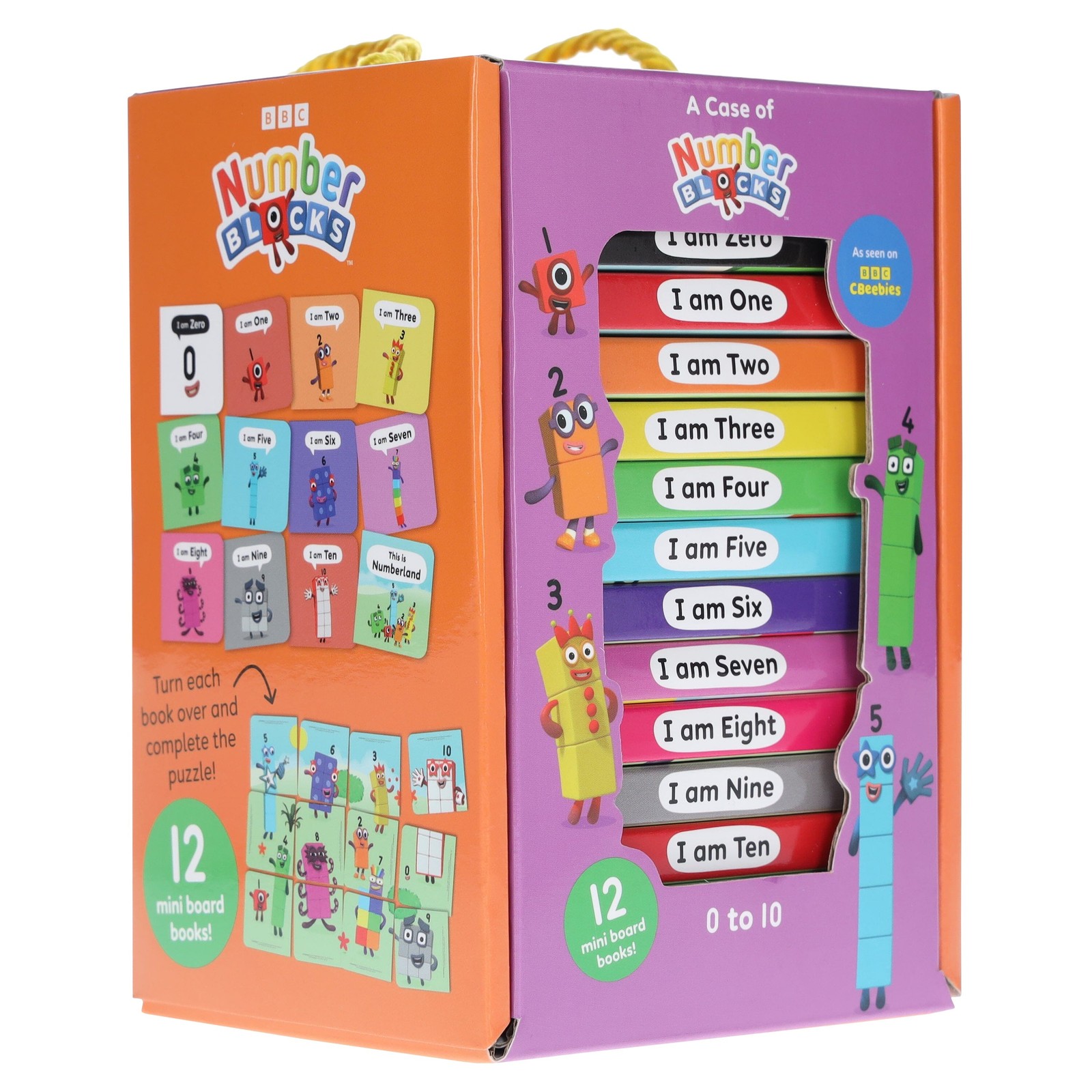 A Case of Numberblocks 12 Mini Books Collection Box Set – Ages 0-5 – Board Book
