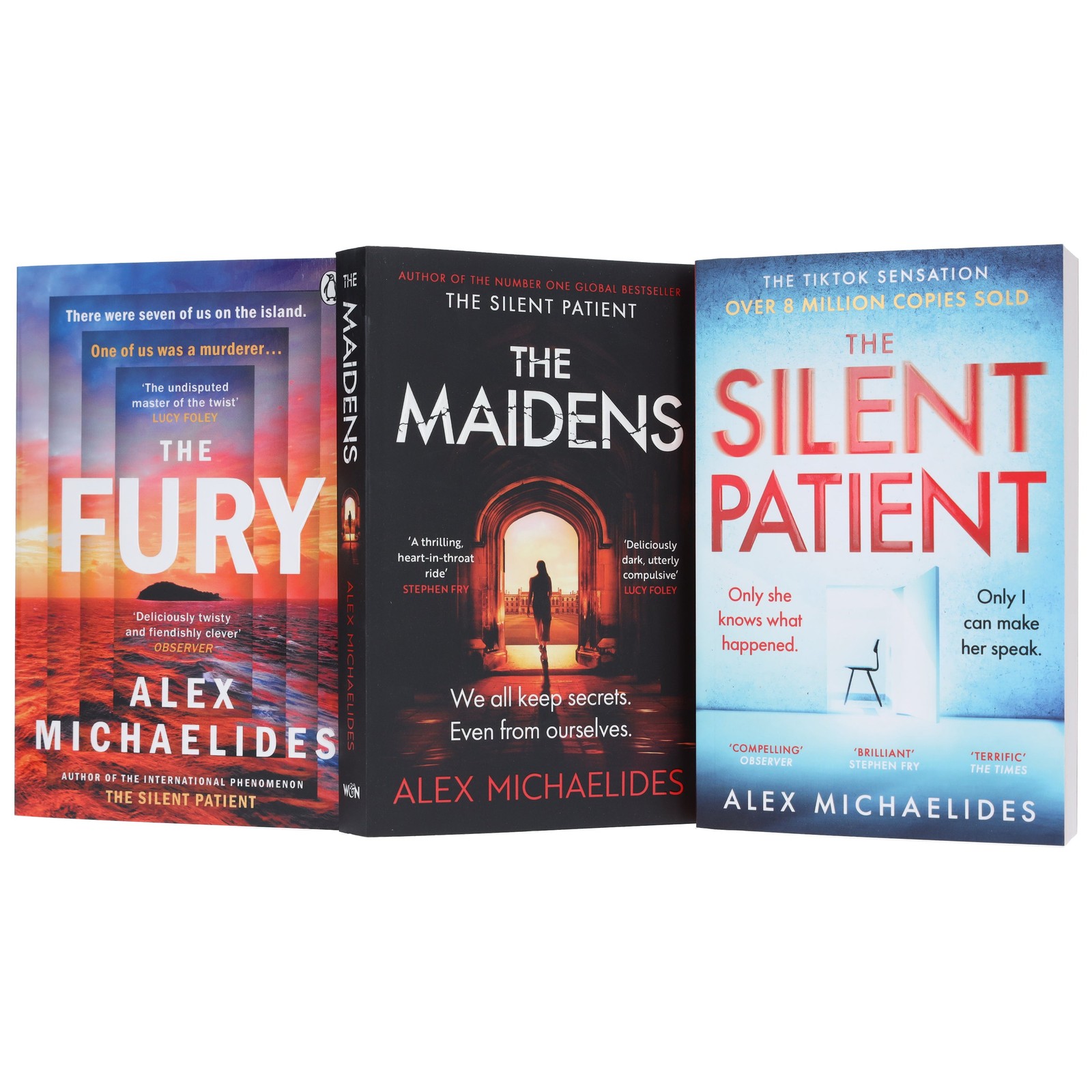 Alex Michaelides Thriller 3 Books Collection Set – Fiction – Paperback