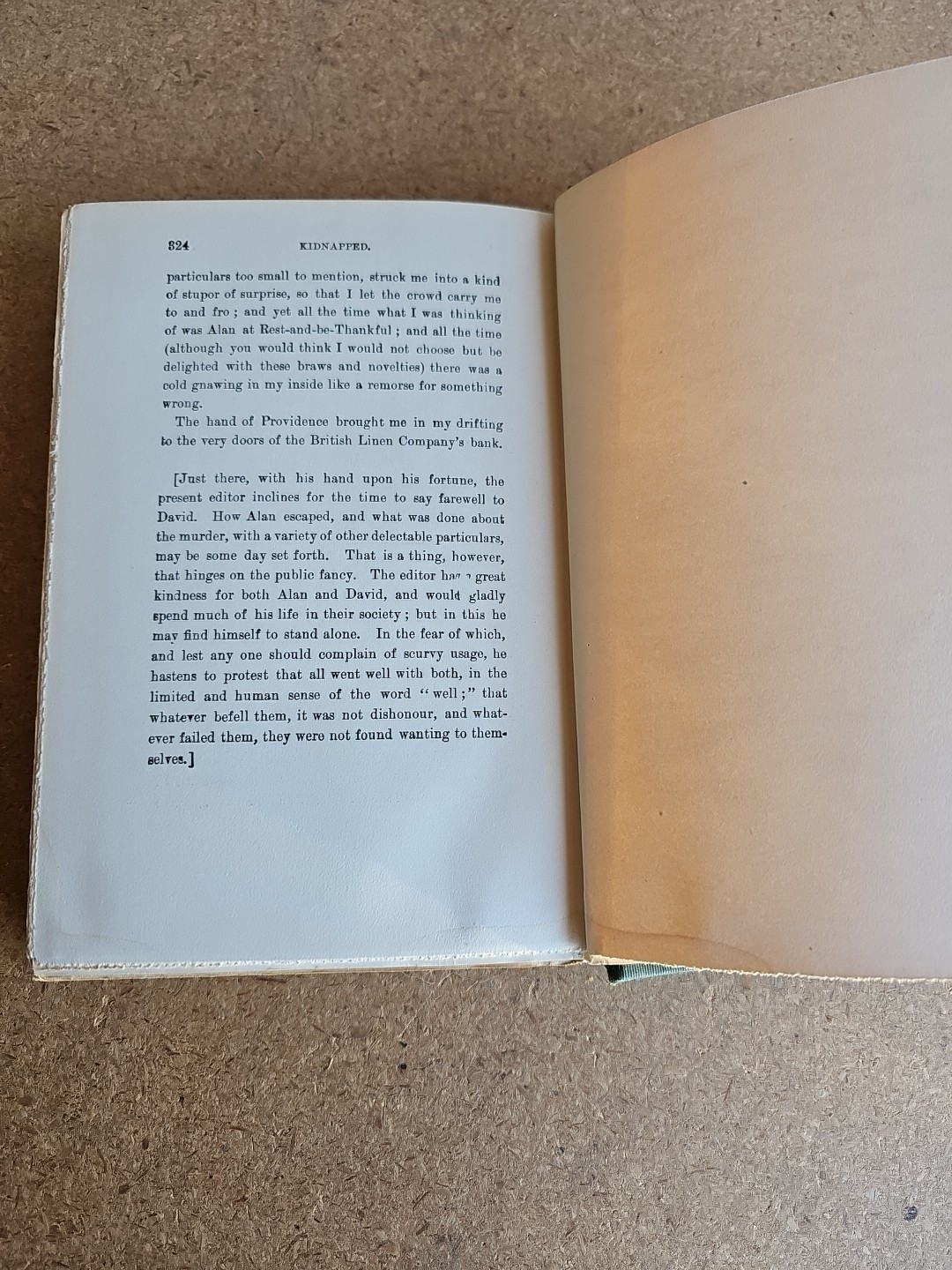 KIDNAPPED by Robert Louis Stevenson Charles Scribner’s Sons 1907 Rare Vintage