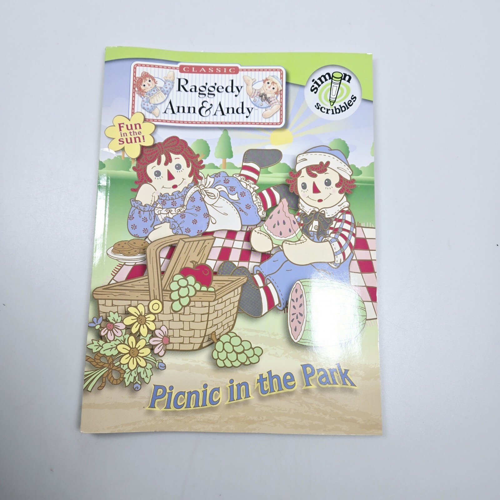 Raggedy Ann and Andy Classic Coloring Book Picnic In The Park 2006
