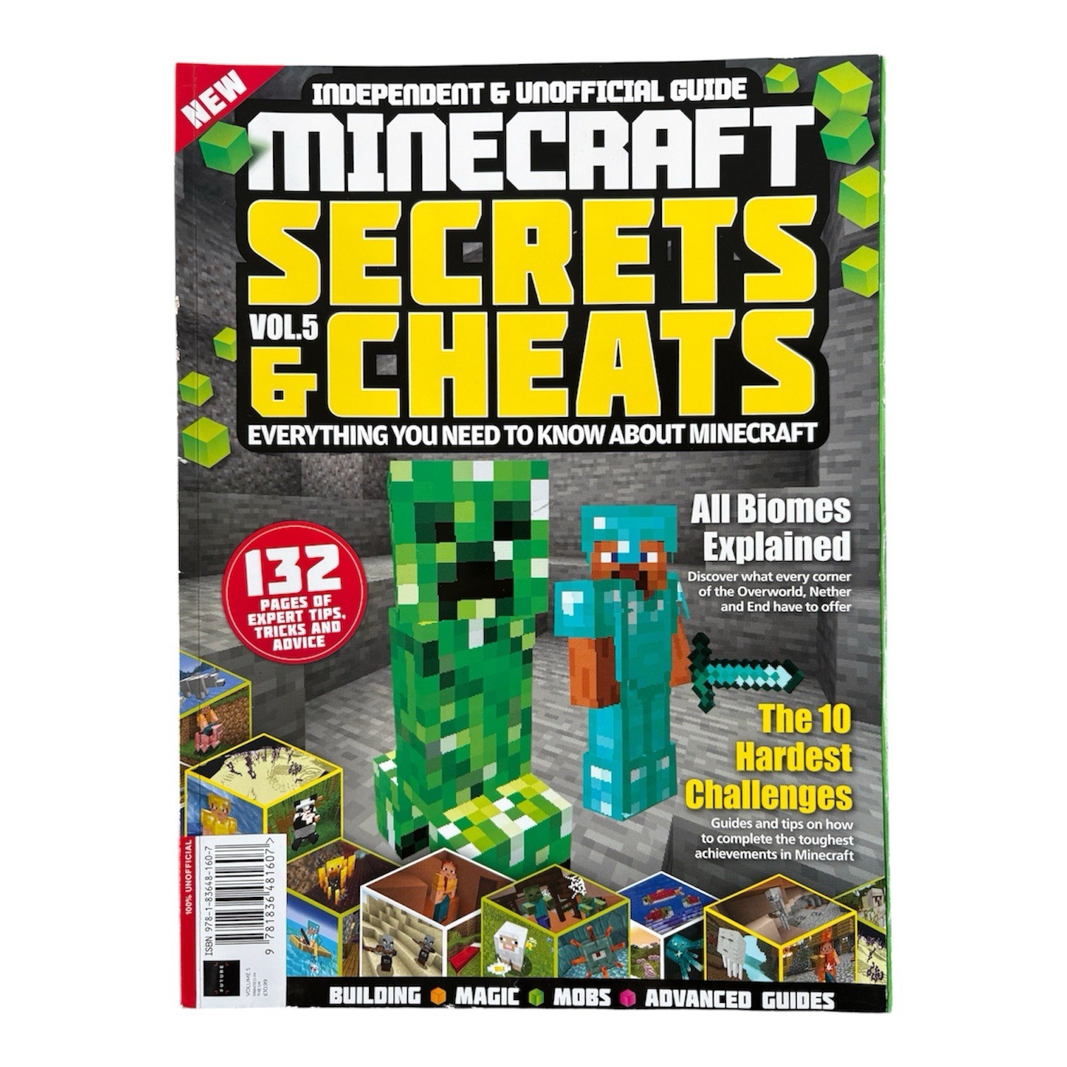 Minecraft Secrets And Cheats Vol. 5 Magazine 132 Pages Unofficial Guide