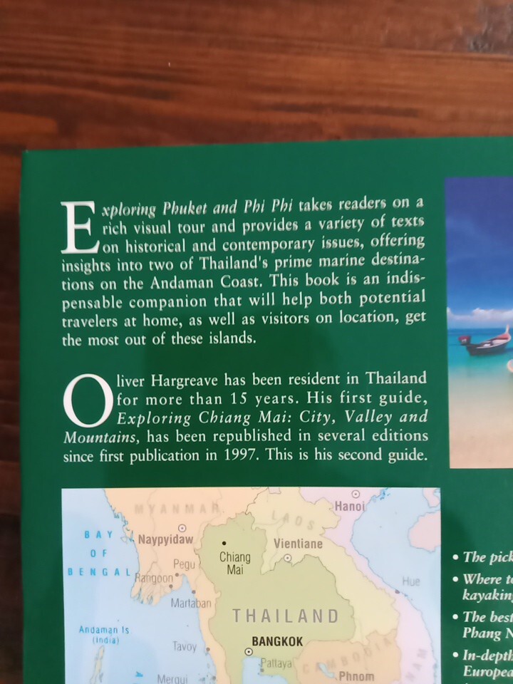 Exploring Phuket and Phi Phi Guidebook, Oliver Hargreave 2008, (258 pages)