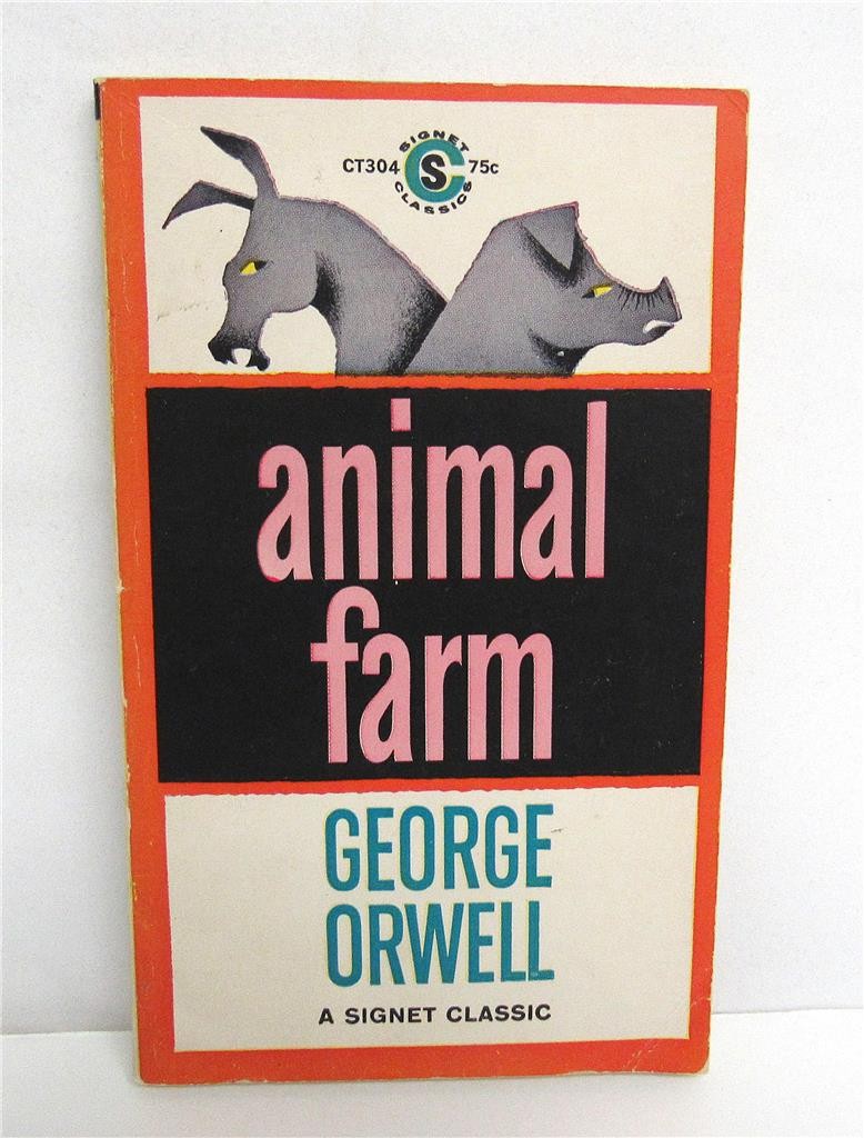 Vtg Paperback ANIMAL FARM by George Orwell 1946 27th Printing A Signet Classic