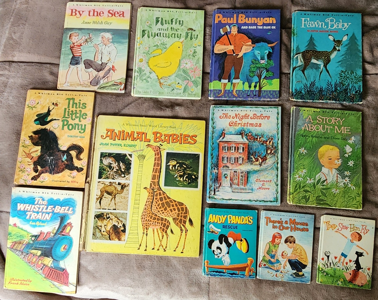 Lot of 12 Vintage Children’s books Whitman Publishing 1960s