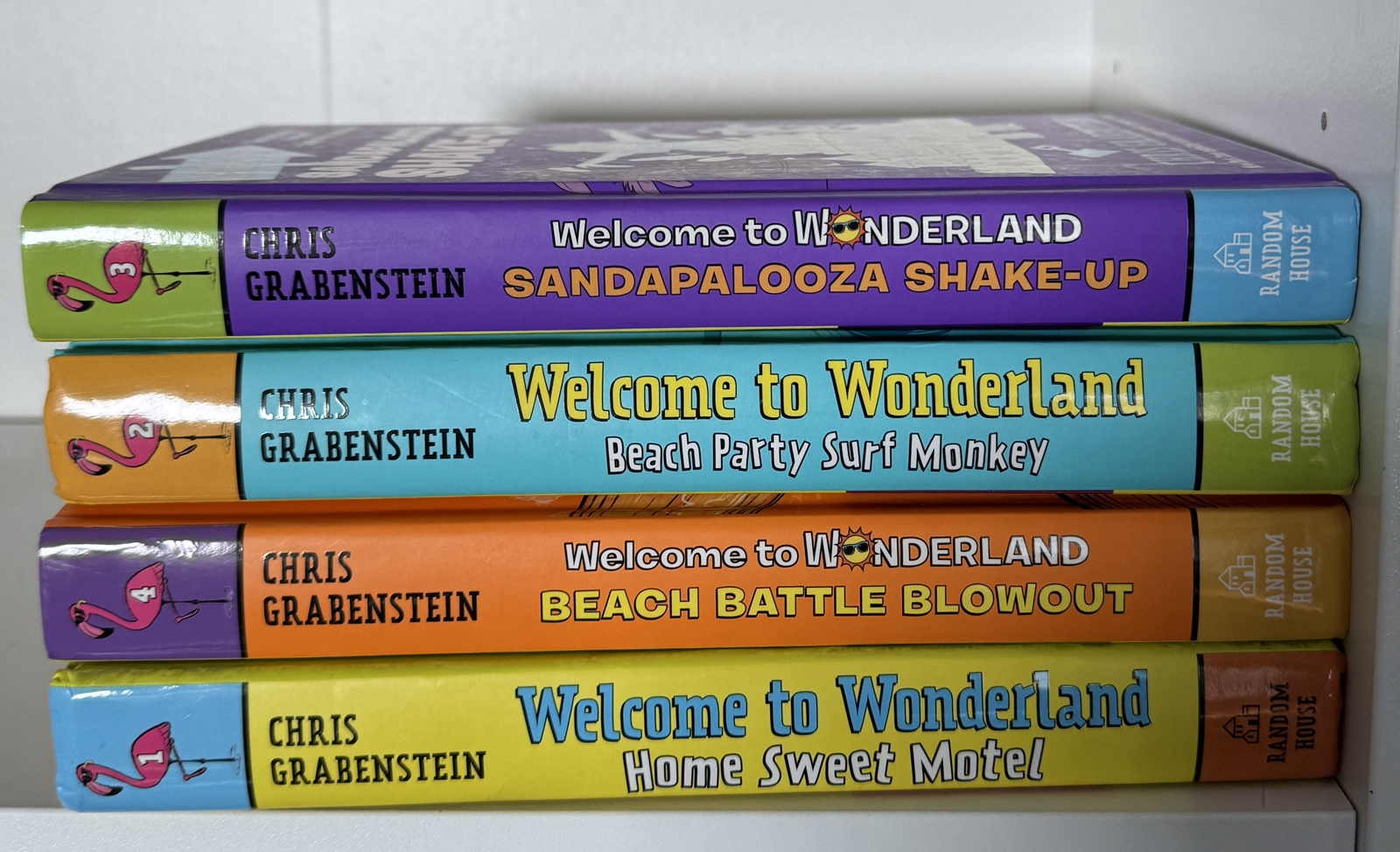 Complete Series Set WELCOME TO WONDERLAND 1-4 Chris Grabenstein HB Lot