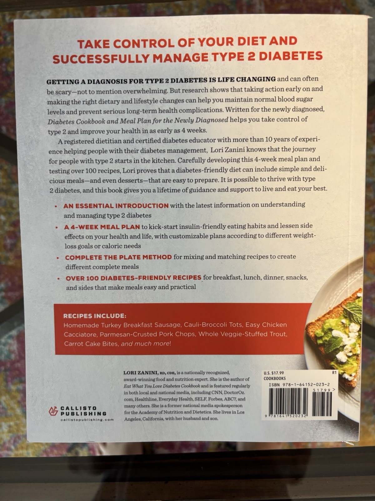 Diabetic Cookbook and Meal Plan for the Newly Diagnosed: New