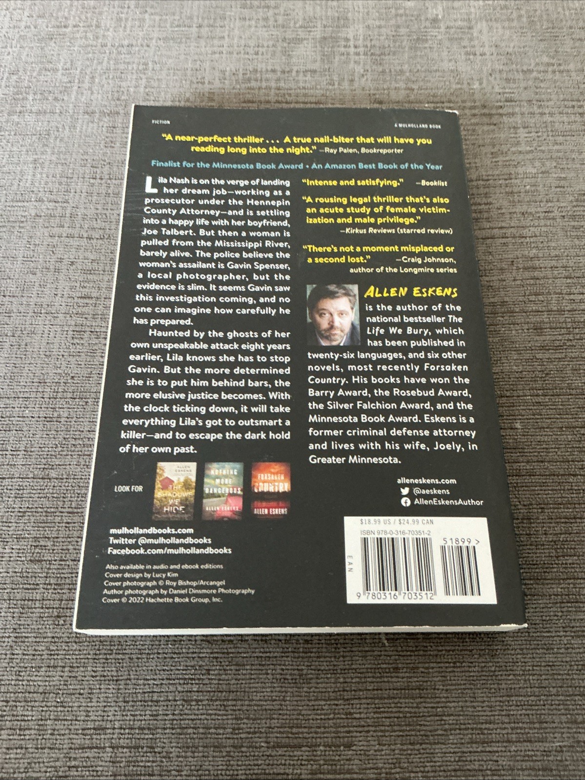 The Stolen Hours Eskens, Allen paperback Very Good