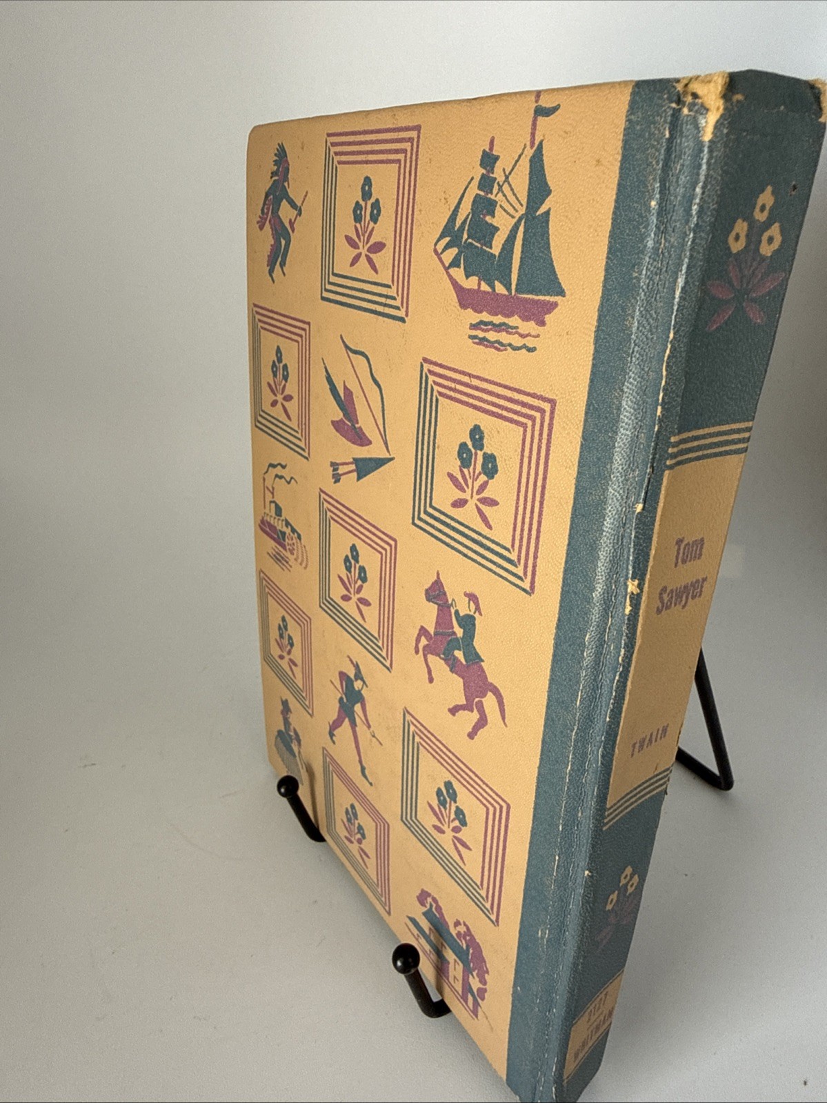 Mark Twain Tom Sawyer And Huckleberry Finn, Copyright 1944 By Whitman Publishing