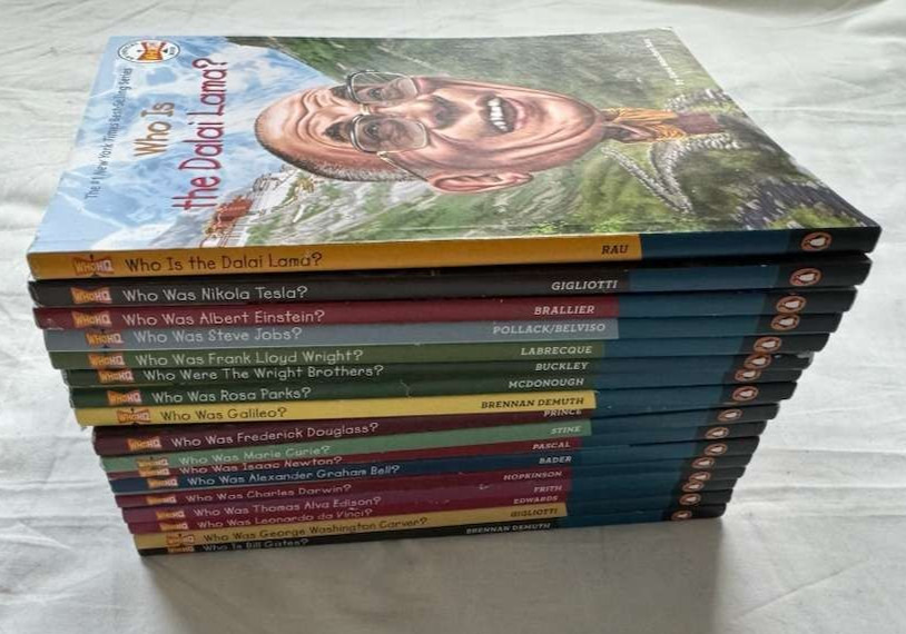 Huge 17 Lot Who Was Where Is What Was Series Books Set Biography History WHO HQ