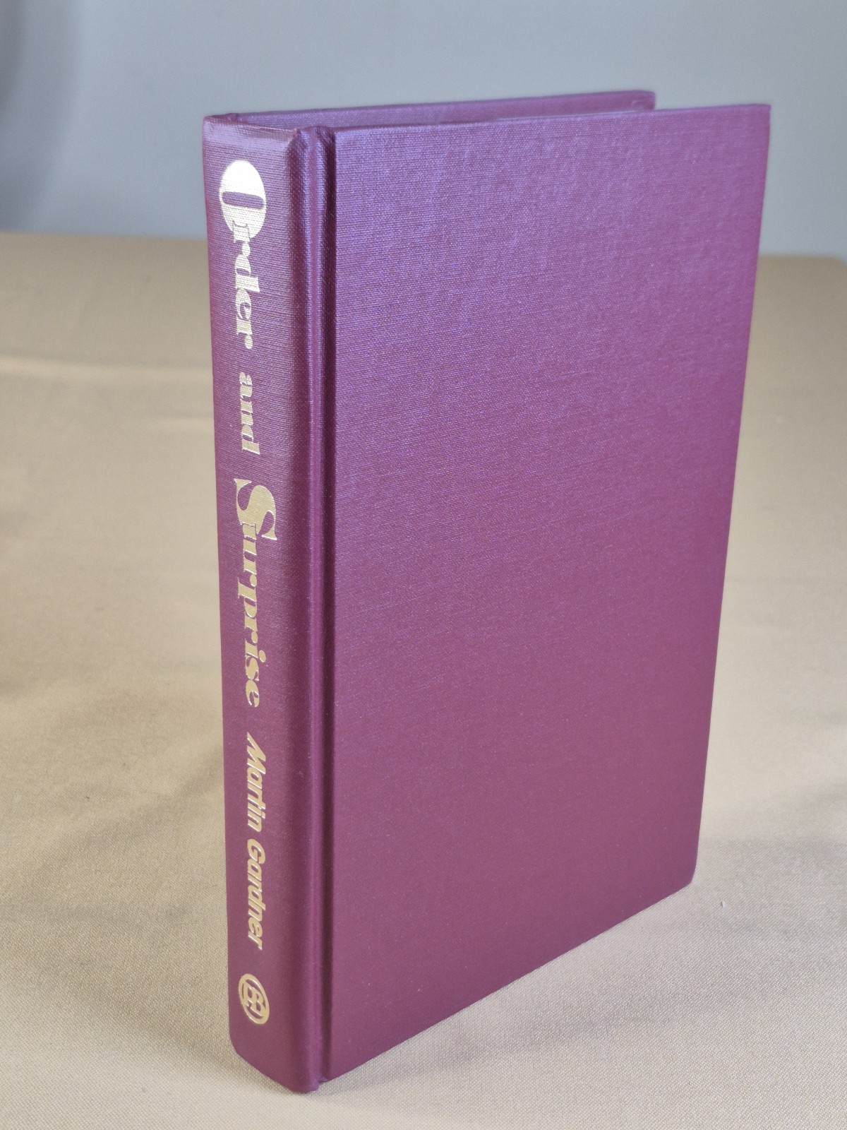 Order and Surprise – Martin Gardner – Prometheus Books, Hardcover, Dust Jacket