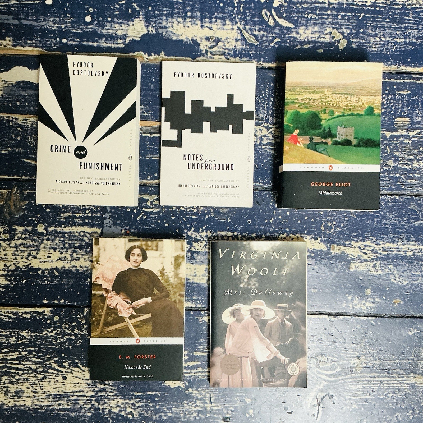 Virginia Woolf DOSTOEVSKY George Eliot E.M. Forster CLASSIC LIT BOOKS TPB NOVELS