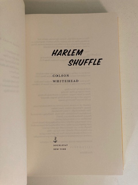 Harlem Shuffle by Colson Whitehead (2021, HC) 1st Printing w/Stickers Like New