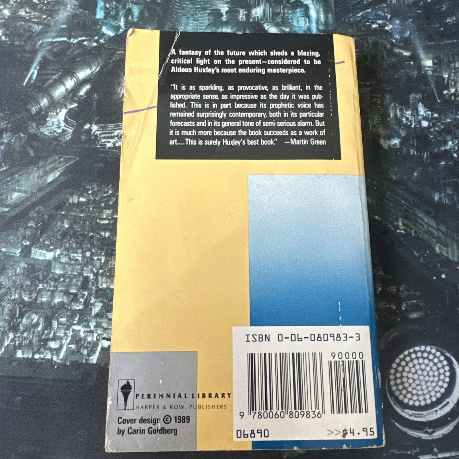 Aldous Huxley Brave New World Vintage Paperback Dystopian Classic