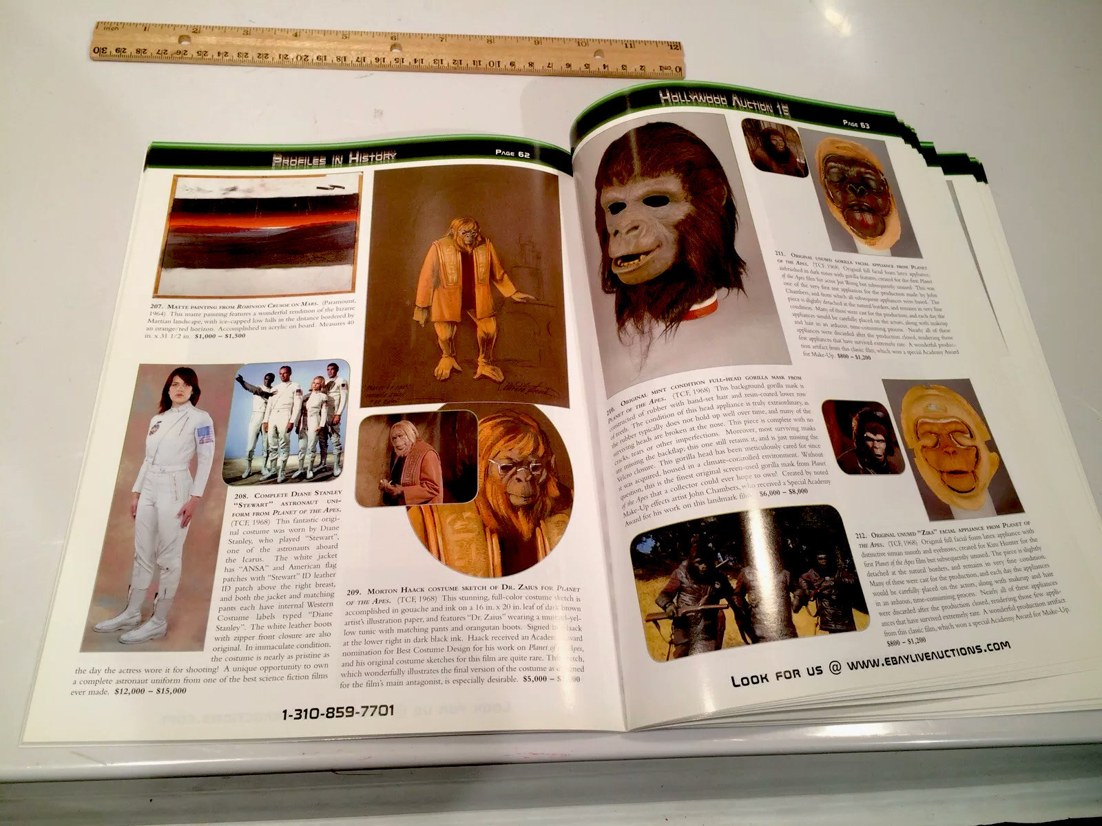 Profiles In History Hollywood Star Trek Auctions 19 2004 477 Lots 132 Pages New