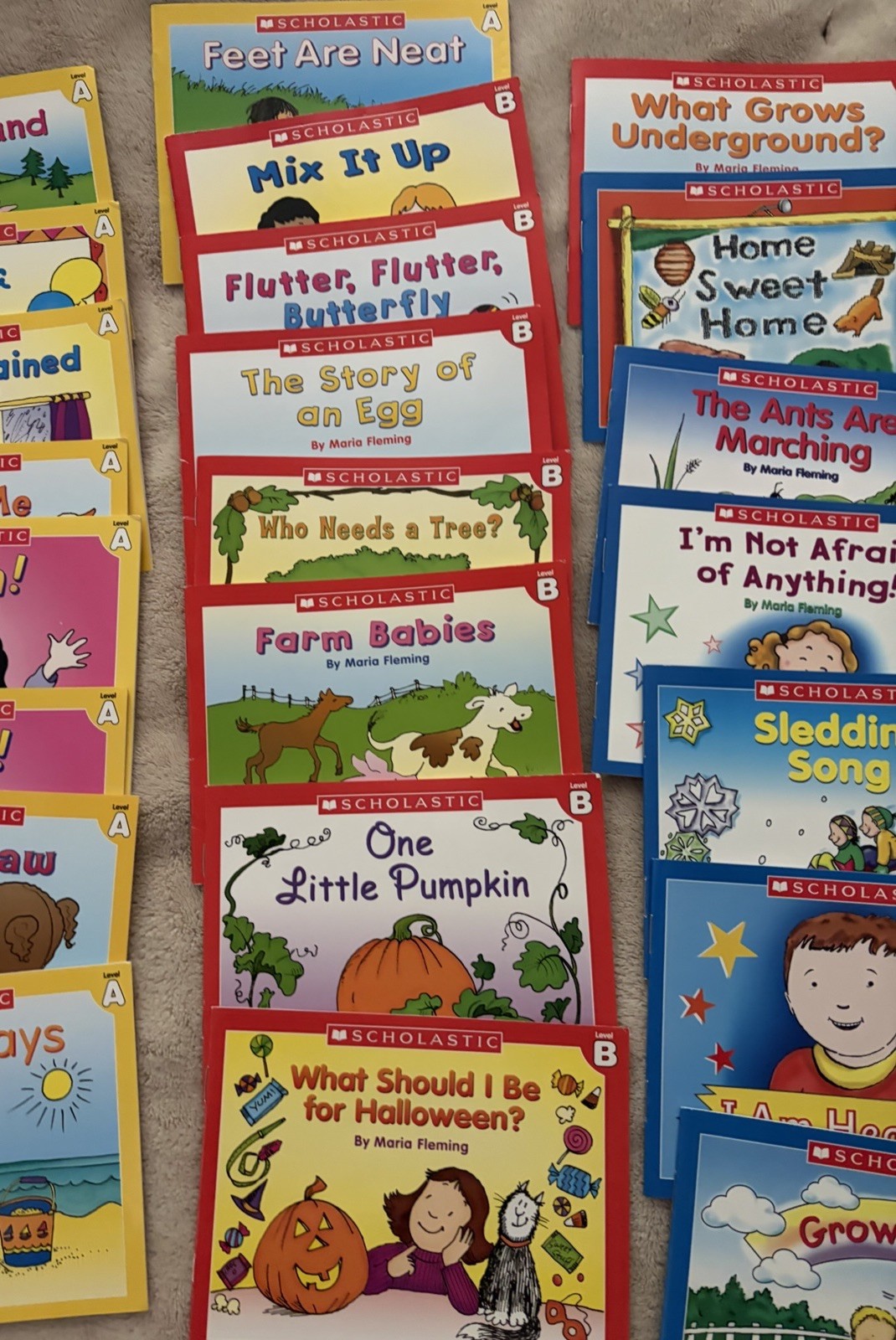 Little Leveled Readers by Scholastic Learn to Read Kids Books Lot 61 A-D