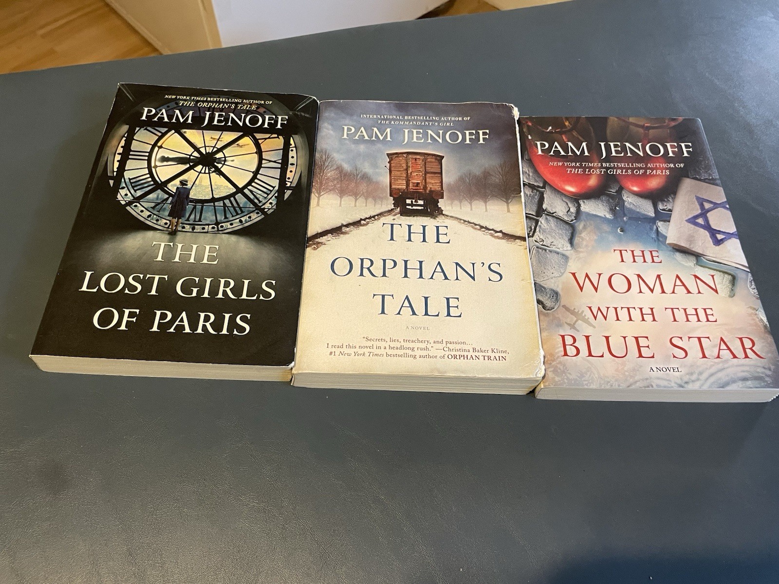 PB Pam Jenoff 3 Book Lot: Orphans Tale, Woman With Blue Star, Lost Girls Of Pa..