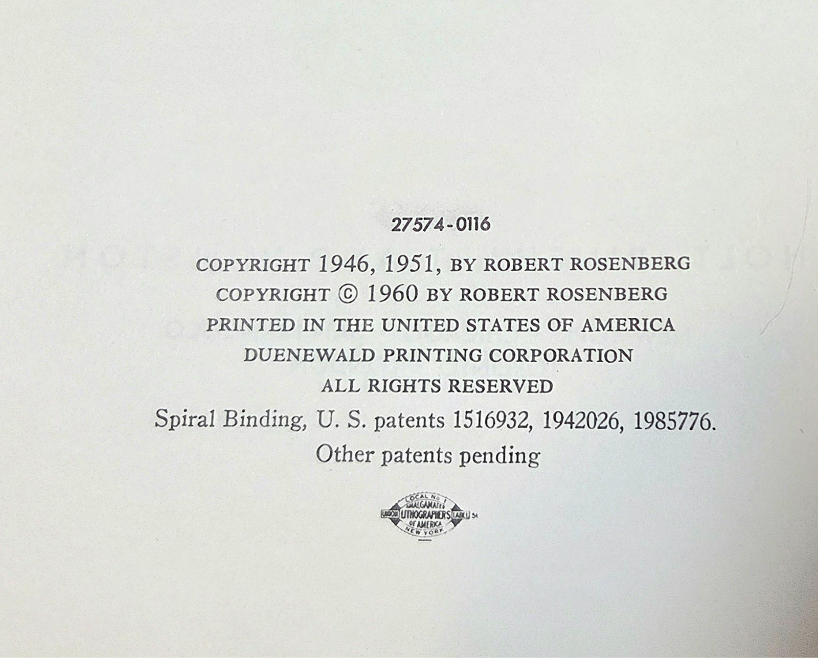 Electric Motor Repair Robert Rosenberg 1960 Double Book Set Fine Mint Condition