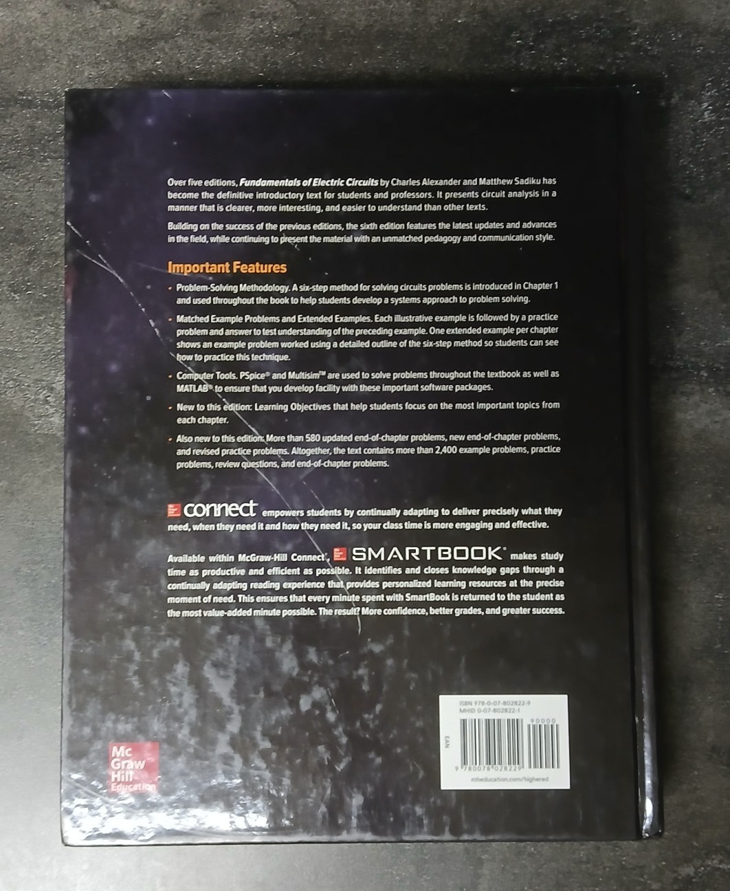 Fundamentals of Electric Circuits by Sadiku and Alexander 6th Edition (2017, HC)
