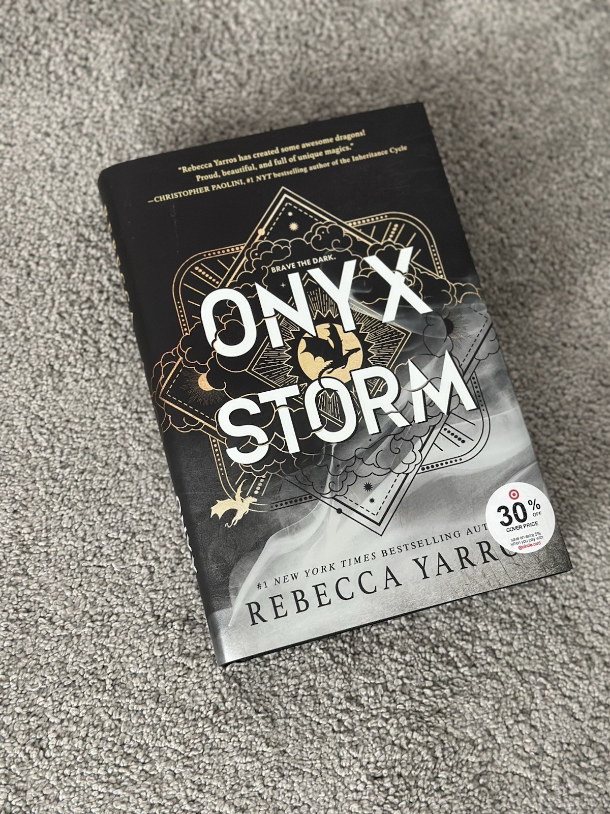 Onyx Storm Standard Edition Hardcover Rebecca Yarros