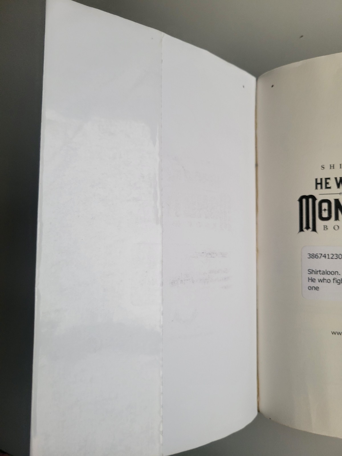 2021 HE WHO FIGHTS WITH MONSTERS BOOK ONE SHIRTALOON 1 1ST EDITION OUT OF PRINT
