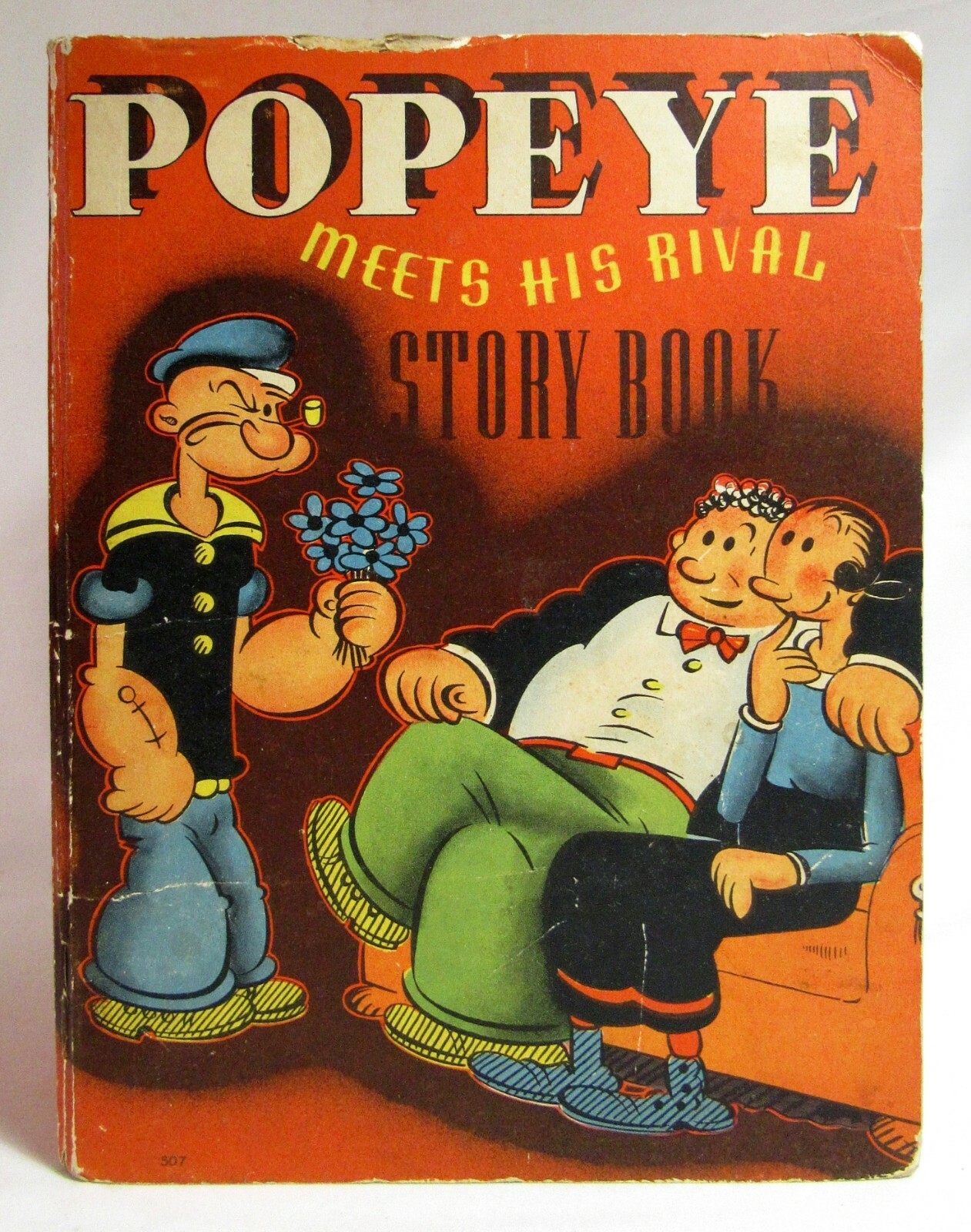 Vintage 1937 POPEYE RAPS A RIVAL & TAKES IN TOAR Illustrated Children’s Comic