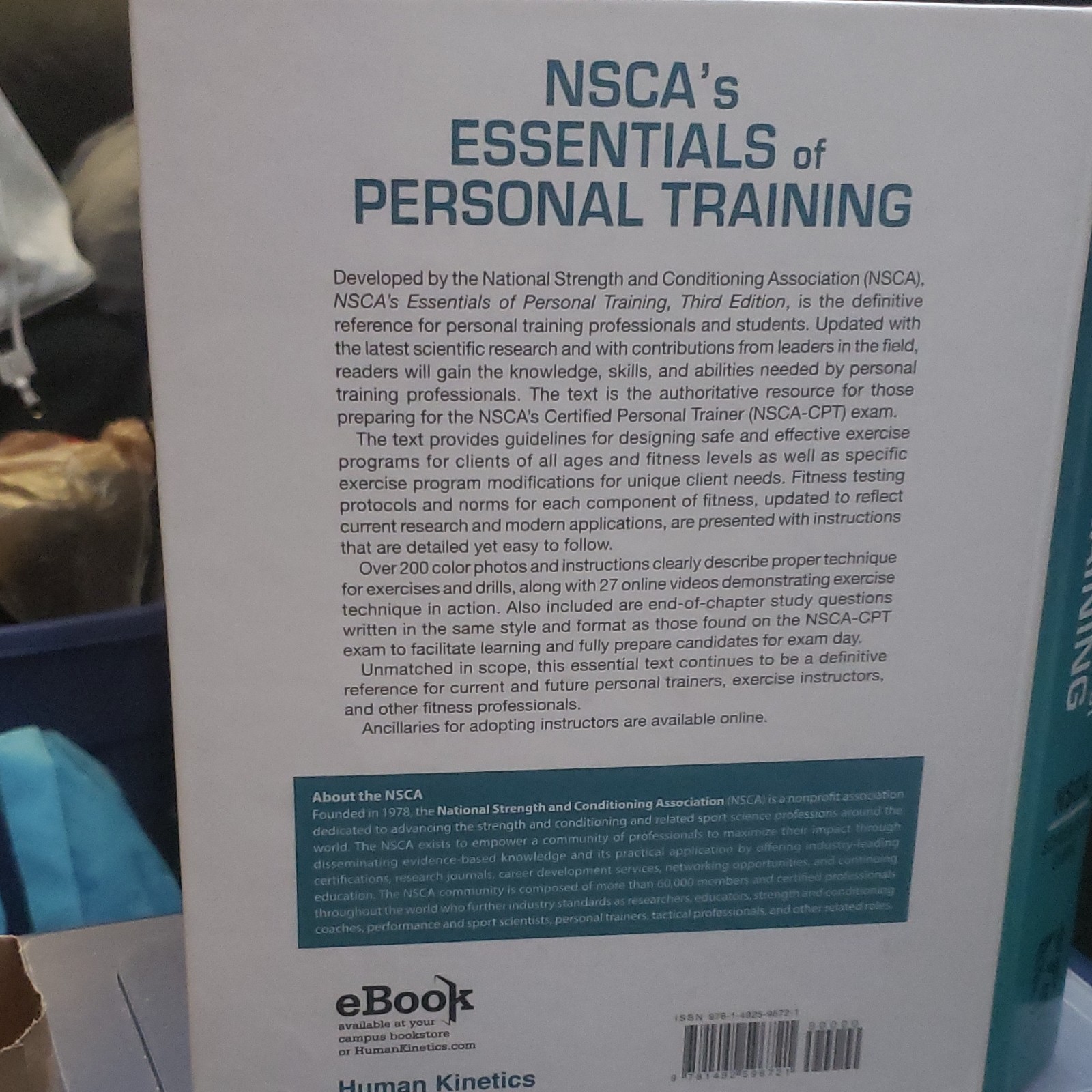 Human Kinetics NSCA’s Essentials of Personal Training 3rd Ed 2024