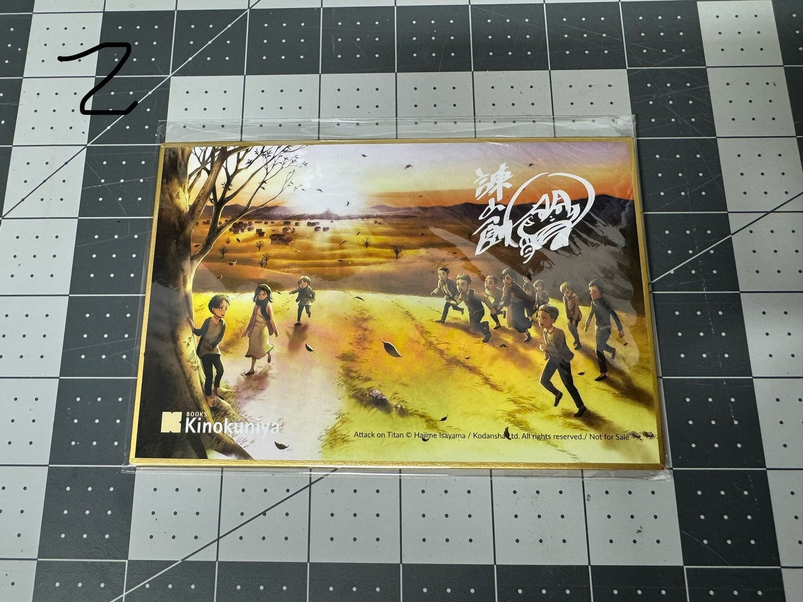 Attack On Titan Vol 34 Kinokuniya Exclusive Sealed With Shikishi Artboard