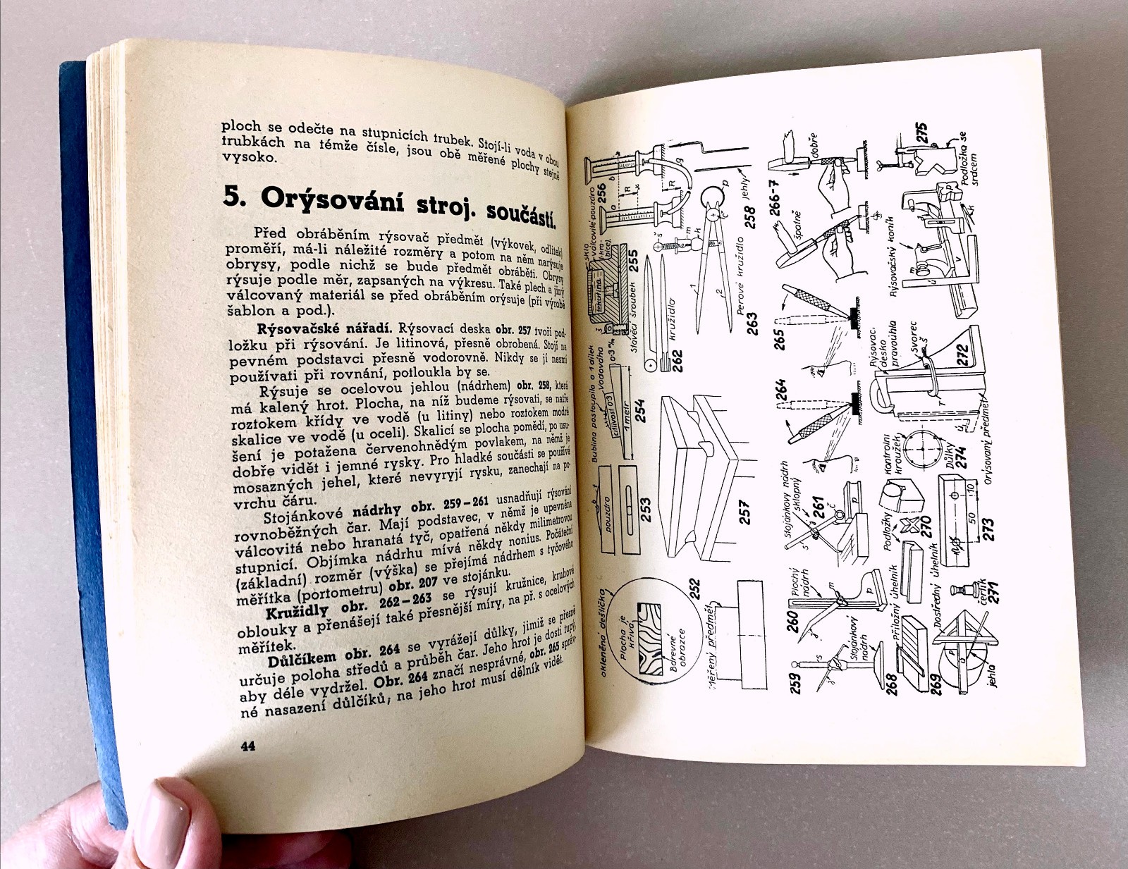 Technical Textbooks Czech 1930s Engineering Manuals Vintage Industrial Design