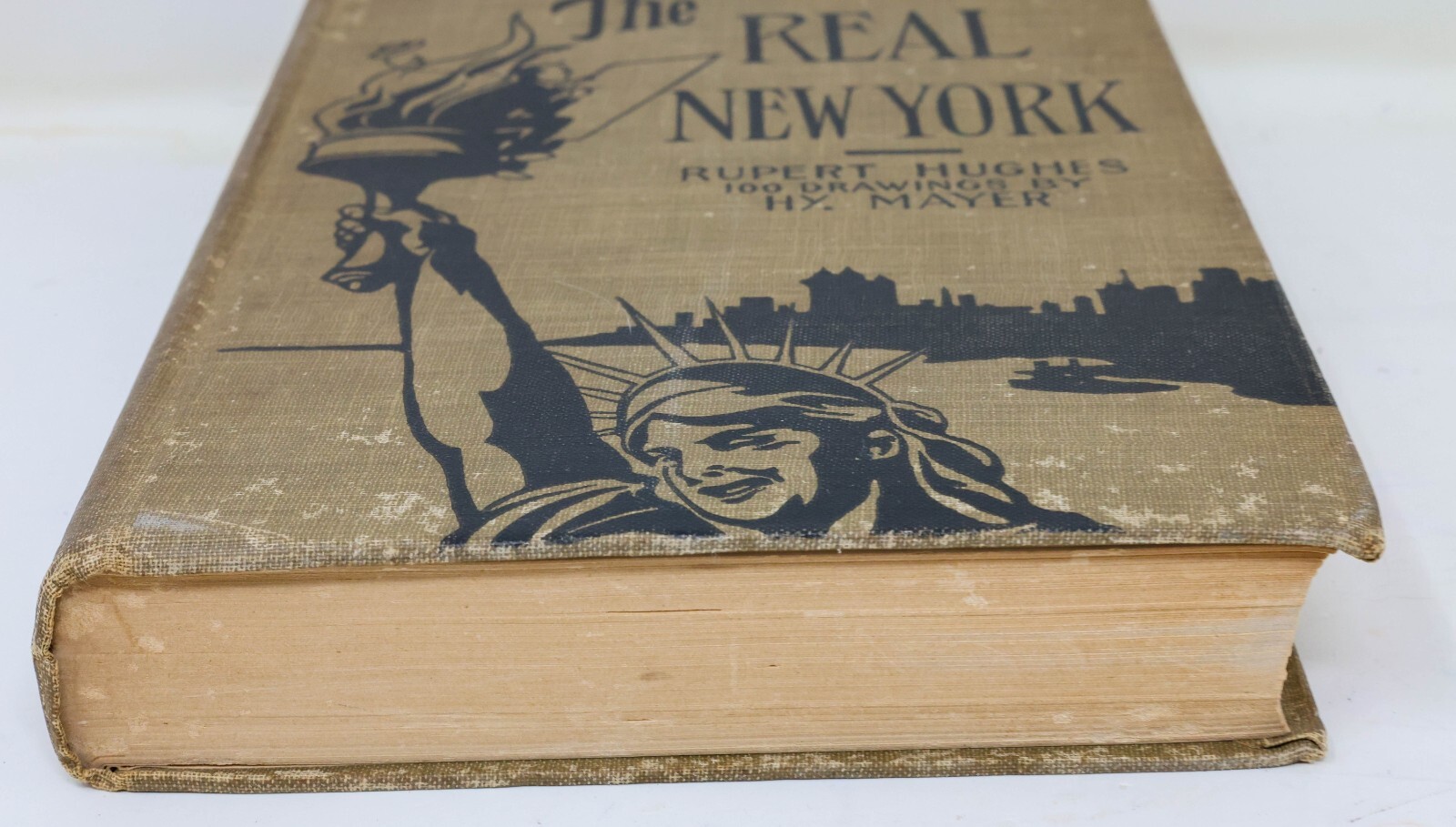 1904 Antique Book “The Real New York” by Rupert Hughes Illustrated by Hy. Mayer