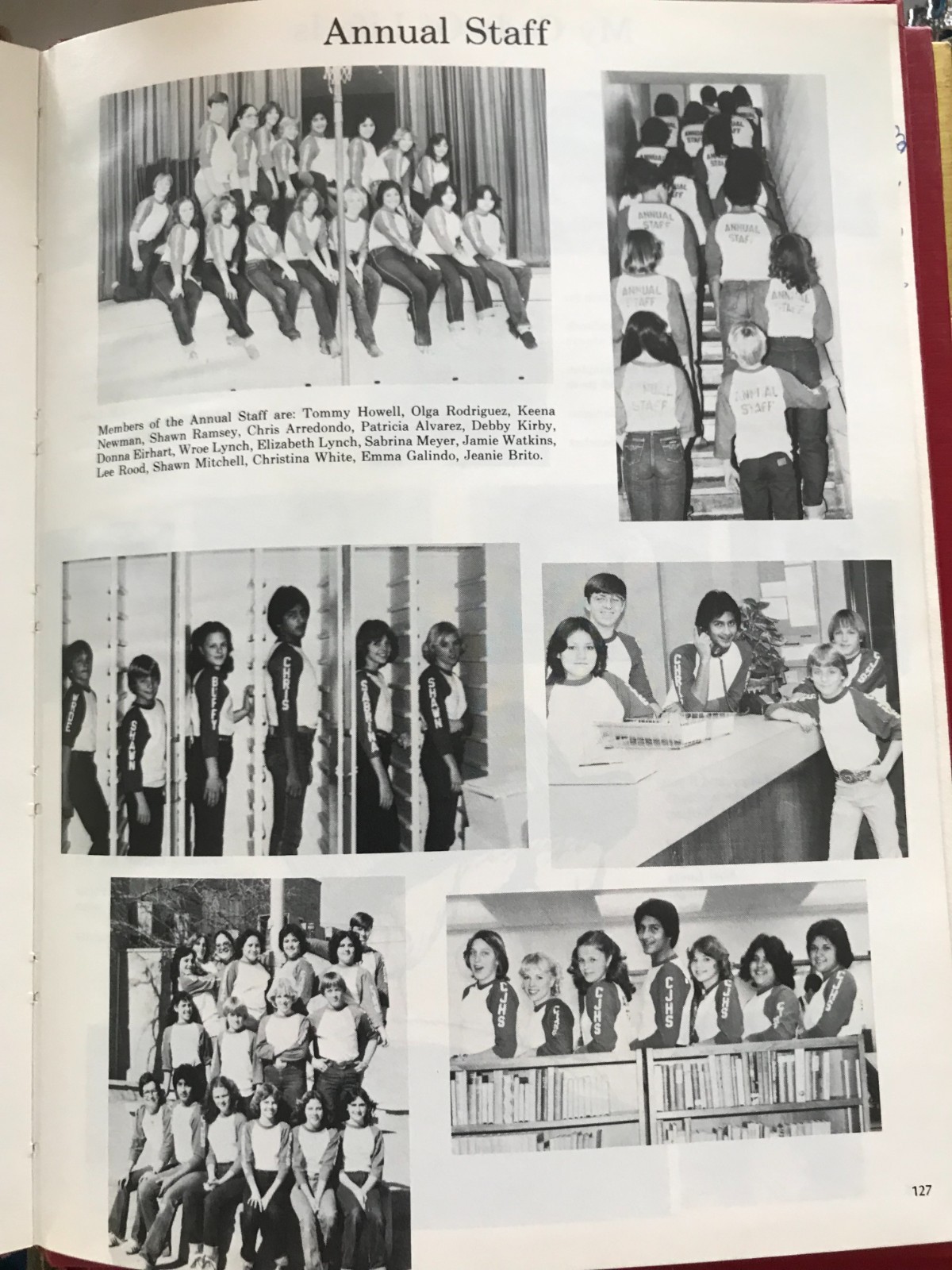 1982 The Round-Up Crockett Junior High School Yearbook, Odessa, Texas