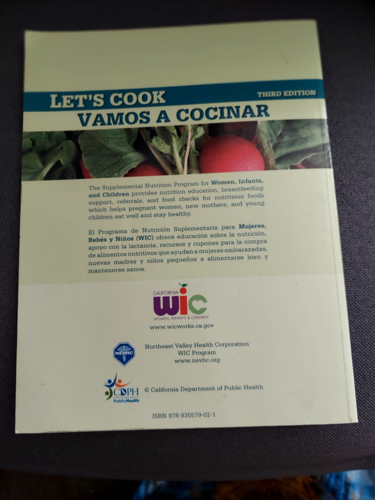Let’s Cook, 3rd Edition, Vamos A Cocinar, multiple languages, 2010 edition