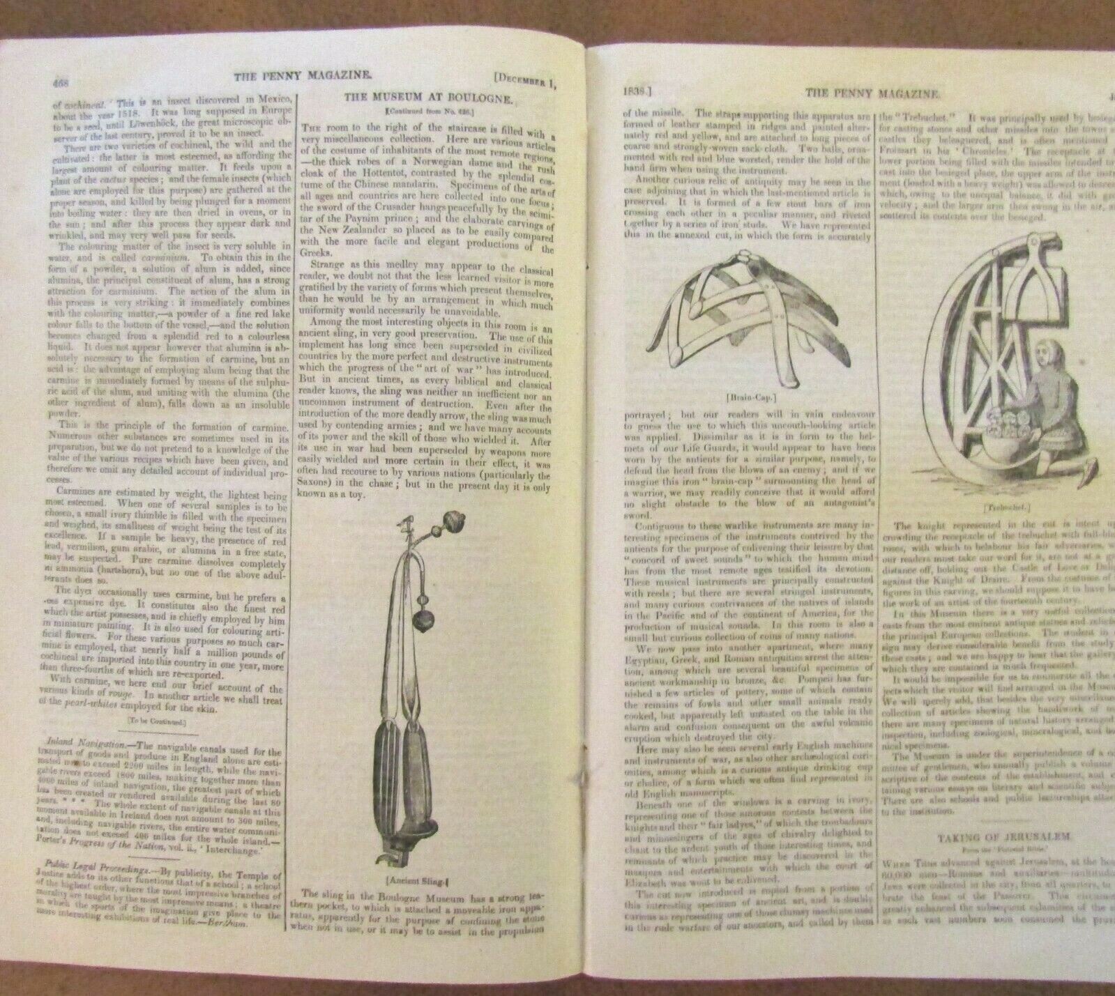 2 THE PENNY MAGAZINES 1838 No. 416 & 428 ROBIN HOOD BALLAD Cosmetics BOLOGNA