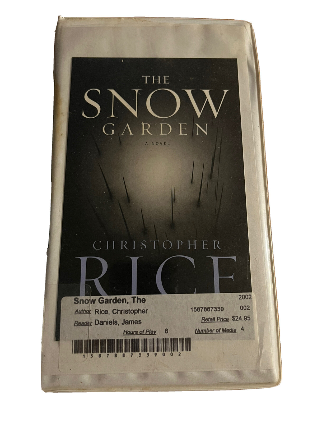 The Snow Garden : A Novel by Christopher Rice (2002, Hardcover)