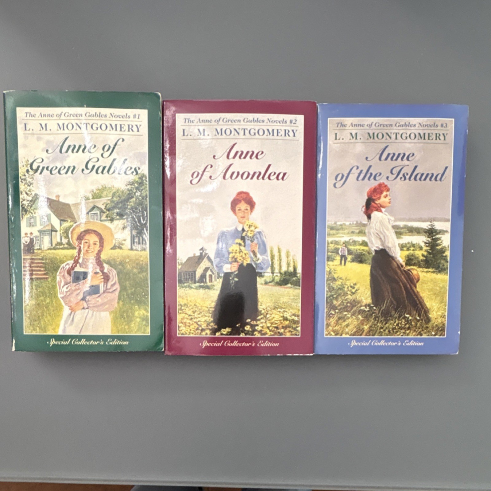 Anne of Green Gables 3 Book Box Set L.M. Montgomery Vintage Collector Edition
