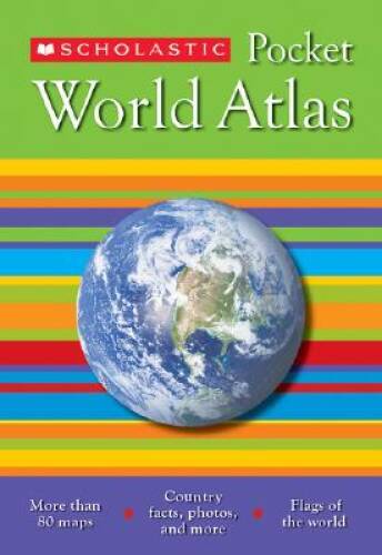 Scholastic Pocket World Atlas – Paperback By Jones, Mary Varilla – GOOD