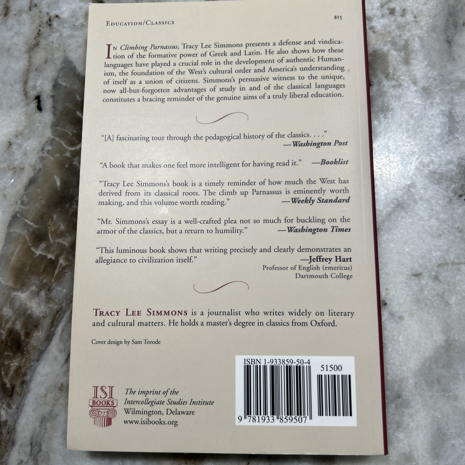 Climbing Parnassus: A New Apologia for Greek and Latin – Paperback – VG