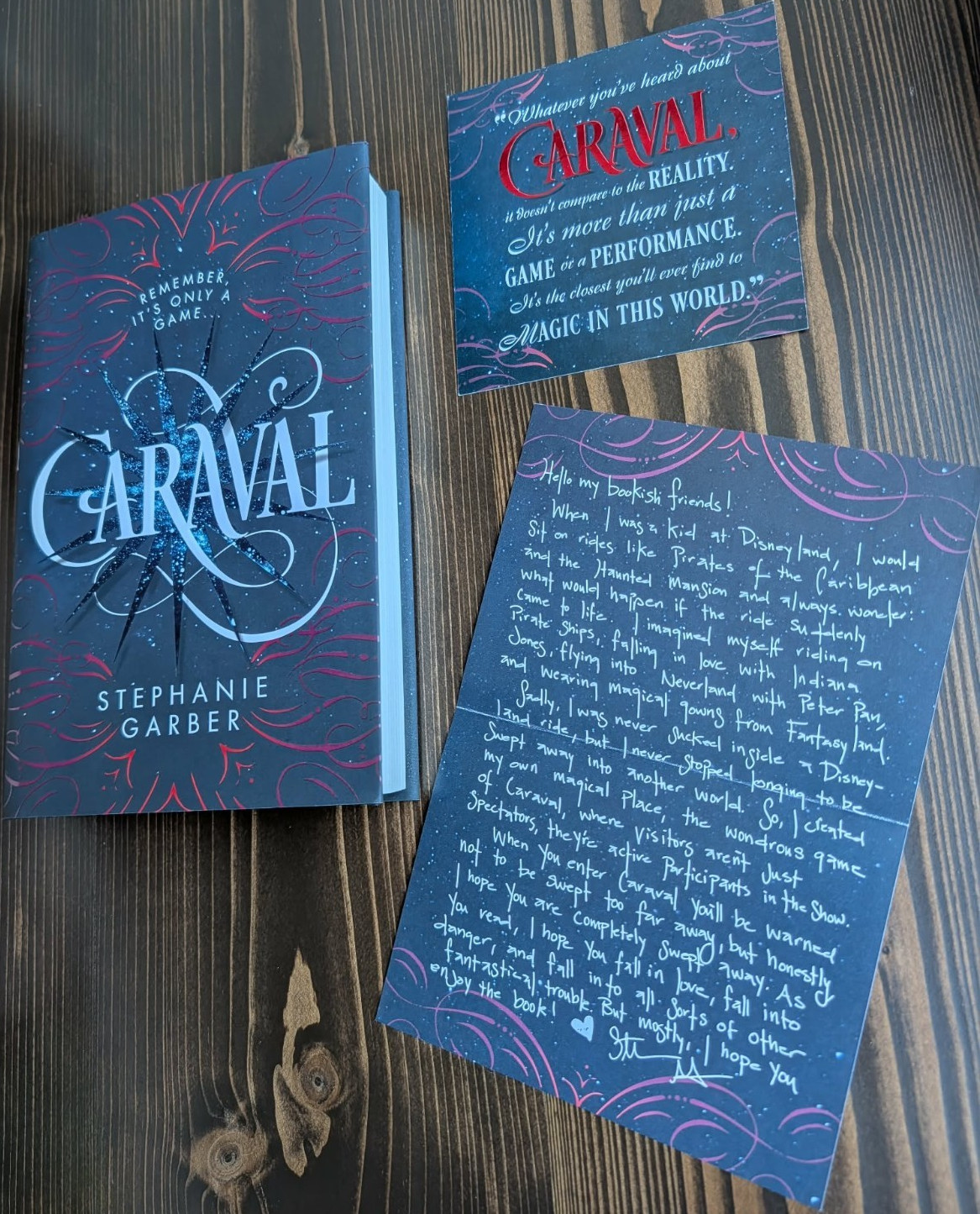 Caraval by Stephanie Garber Owlcrate Ed 1st Ed 1st printing w/ signed bookplate