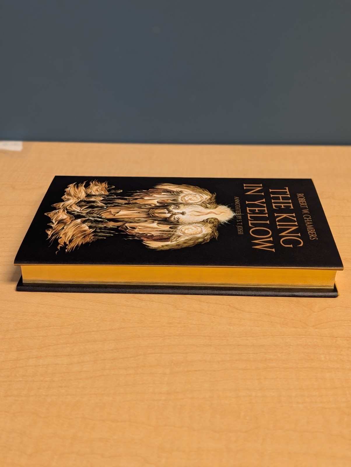 🟡Robert Chambers THE KING IN YELLOW Annotated S.. Joshi Chiroptera Yellow Cloth