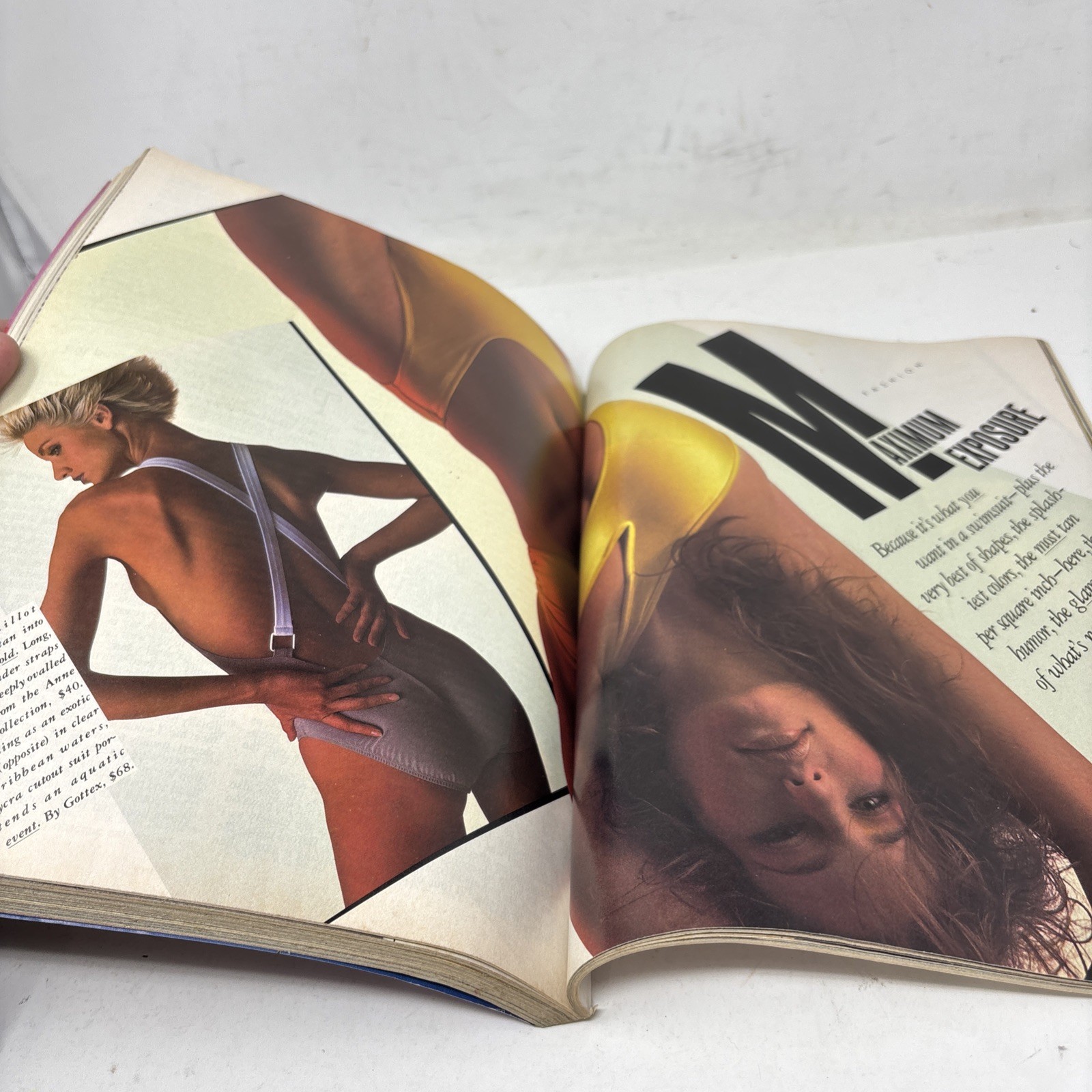 MAY 1985 COSMOPOLITAN MAGAZINE, MODEL KIM ALEXIS by SCAVULLO, ACTRESS JERRY HALL