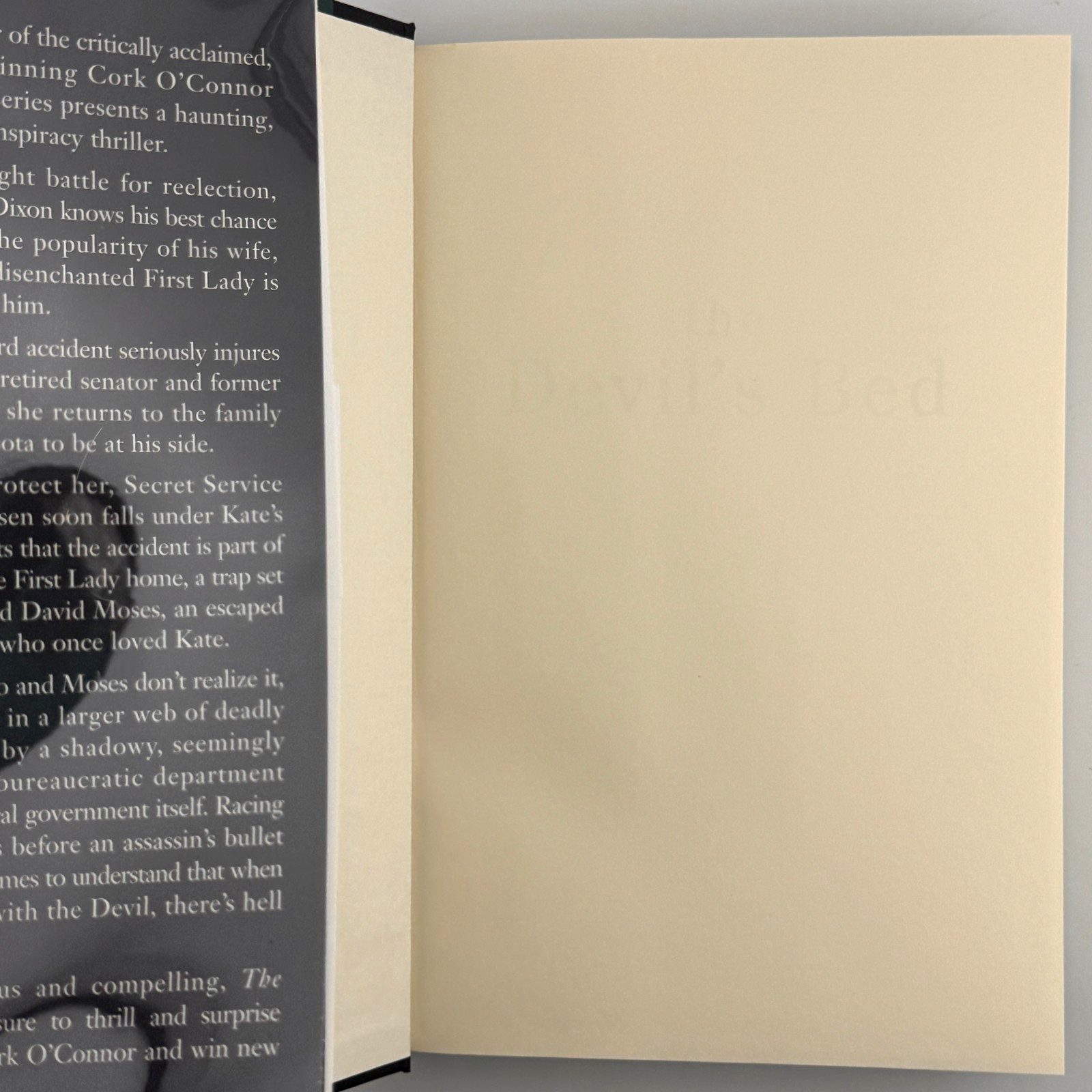 SIGNED 1st Edition – Devil’s Bed by William Kent Krueger (2003, Hardcover)