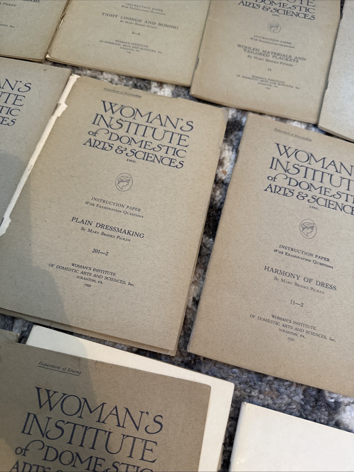 15 Booklets – Women’s Institute of Domestic Arts & Sciences Manuals