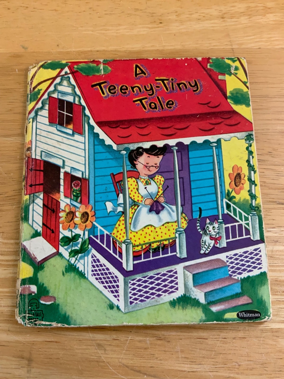 Vintage Tell-A-Tale Book, Whitman Publishing, “A Teeny-Tiny Tale” 1955 6.5″x5.5″