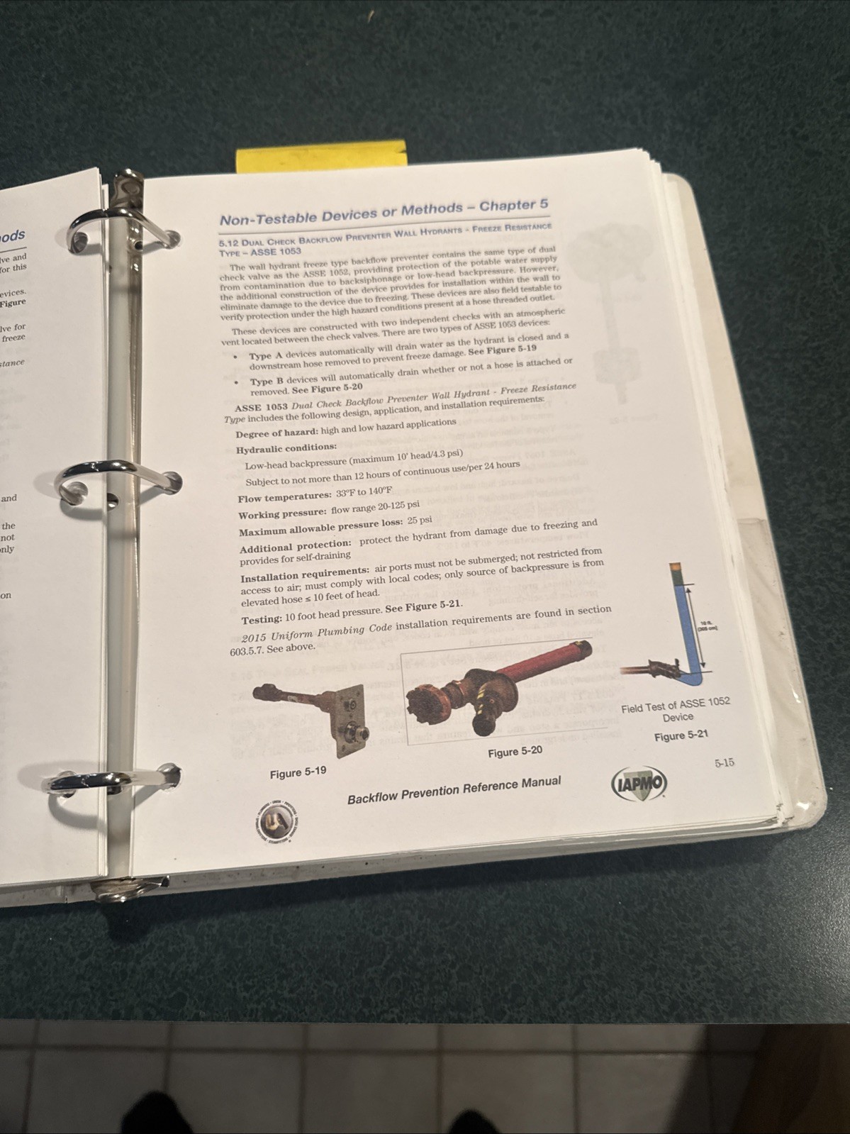 Backflow Prevention Reference Manual Third 3rd Edition IAPMO IAPMO BPI