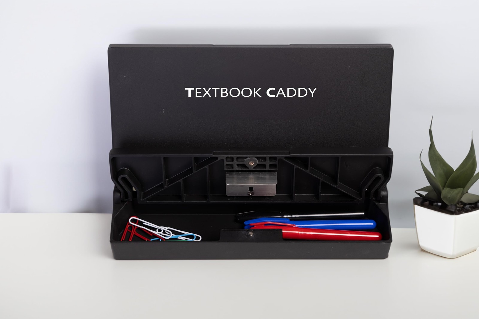 Adjustable Book Stand Storage Portable Foldable Desk Holder Ergonomic 1.6 lb