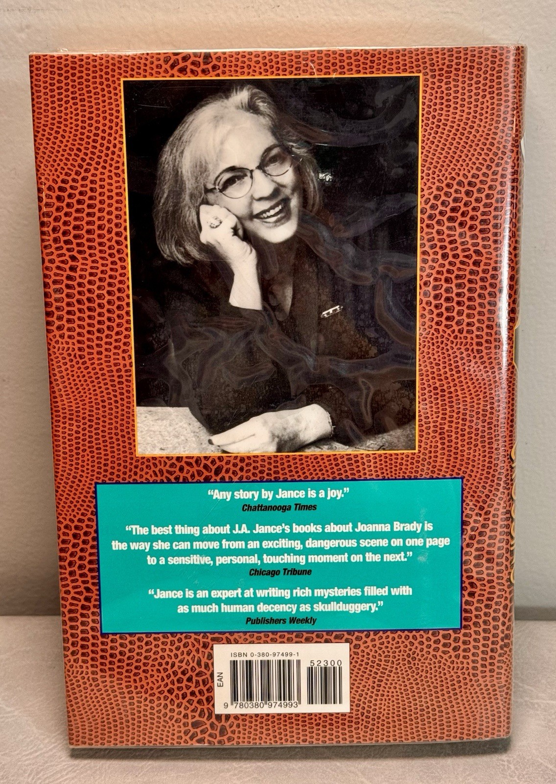 JA Jance Signed Rattlesnake Crossing 1st Edition HC DJ Joanna Brady Mystery